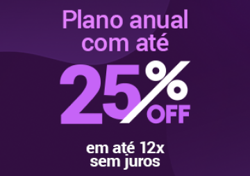 Promoção de parcelamento em até 12x sem juros